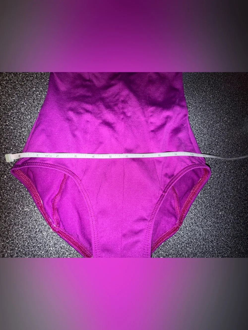 Motionwear Leotard Bright Fuchsia Tank One-Piece Size Adult Petite Small